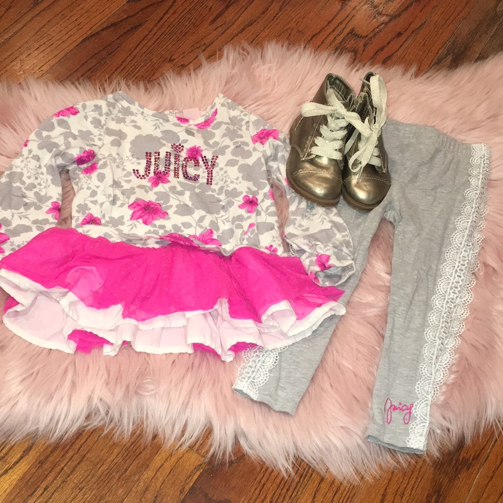 Juicy couture girls outfit with boots
